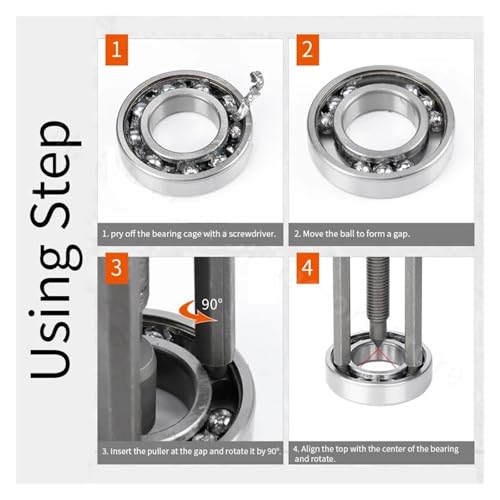 Steel Bearing Jaw Pullers 18in1 Bearing Extractor Removal Tool Universal Three-jaw Bearing Puller Car Bearing Splitter Gear Wheel Hub Bearing Puller Set(A1) - color: A1