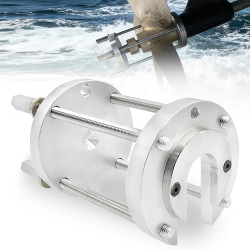 K813 Upgraded Heavy-Duty Prop Puller for 3 & 4 Blades, Boat Propeller Removal Tool, Marine Prop Puller Kit, Fits 1-1/2" to 2" Prop Shafts & Hubs Up to 4-1/8", Removes Mid & Large Propellers