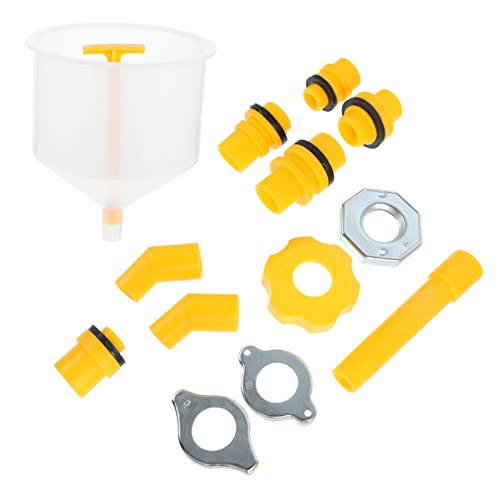 PRETYZOOM 1Set Coolant Filling Funnel Kit Spill Radiator Bleeder Tool with Fluid Stopper for Efficient Maintenance and Leak Prevention