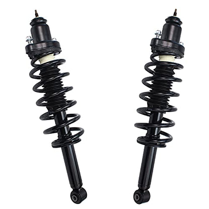 Detroit Axle - Rear Struts for 2011-2014 Chrysler 200, 2007-2010 Sebring, 2008-2014 Dodge Avenger, Complete 2 Struts with Coil Spring Replacement Ready Strut Shocks Assembly - size: 171126 x2/PAIR