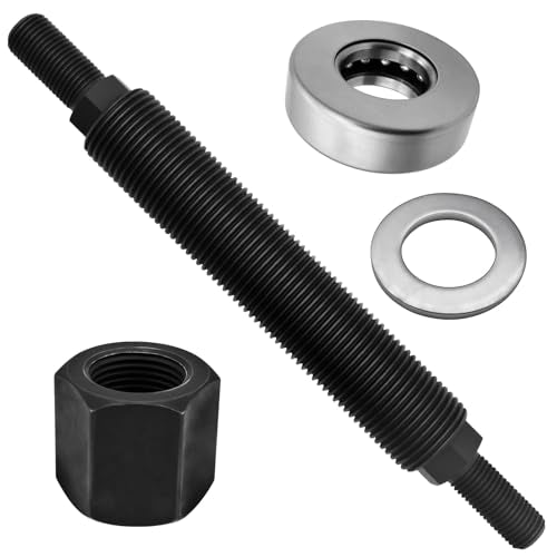 66515 Harmonic Balancer Installation Tool Kit for Chevy SBC BBC Cranks, Fits Chevrolet 350 Small Block Big Block Engines, Includes Threaded Rod, Nut, Washer and Thrust Bearing