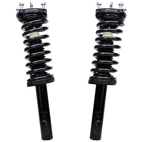 Detroit Axle - Front Strut Kit for 2005-2010 Jeep Grand Cherokee 2006-2010 Commander 2007 2008 2009, 2 Quick Struts Assembly 2 Sway Bar End Links Replacement Install Ready Strut Suspension Shock - size: 4QS2400008/Sway Kit