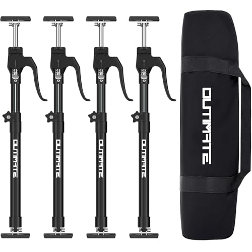Third Hand Support Pole Heavy Duty, Cabinet Jacks for Installing Cabinets with 200 LBS Capacity and Expand from 23-3/5 to 45-3/10 in, 4-PC - size: Medium 4pcs（23.6 ~ 45.3 inches）