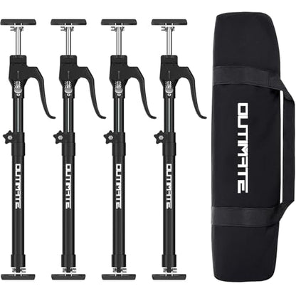 Third Hand Support Pole Heavy Duty, Cabinet Jacks for Installing Cabinets with 200 LBS Capacity and Expand from 23-3/5 to 45-3/10 in, 4-PC - size: Medium 4pcs（23.6 ~ 45.3 inches）