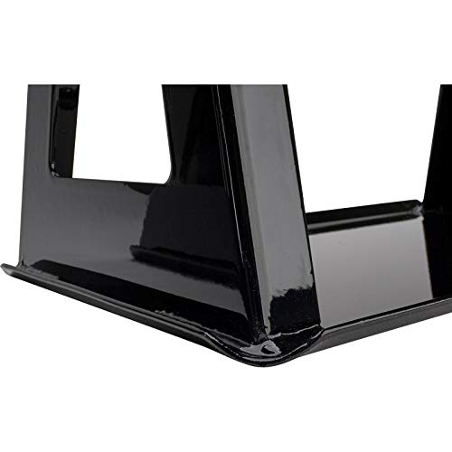 Speedway Motors Racing Jack Stands and Aluminum Storage Bin 31 x 10 Kit Includes Two Fixed Height Stands with Wide Base and Durable Trailer Mount Bin for Motorsports Organization