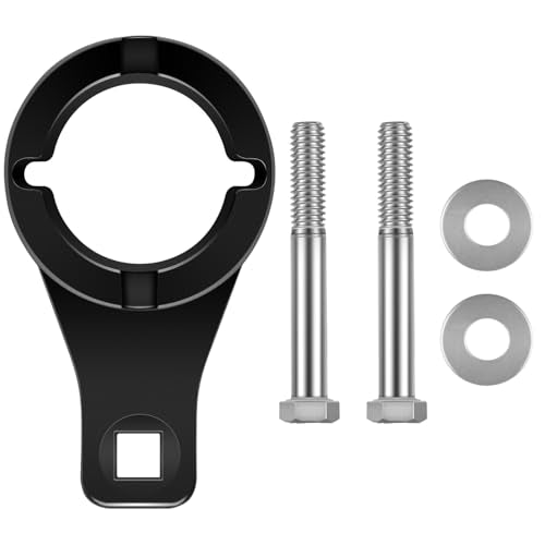 for Toyota/Lexus Crankshaft Damper Pulley Holding Holder Harmonic Tool (With 2PCS Crank Bolts) - Fits 3.0/3.3 V6, 4.0/4.3/4.7 V8 Engines Harmonic Damper Pulley Tool 64300 (With Storage Case)