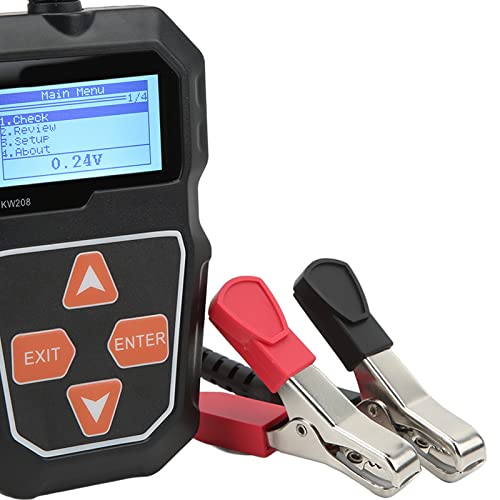 12V Car Battery Tester, Digital Auto Battery Analyzer with Color TFT LCD, Wide Application for Truck SUV, Professional Internal External Battery Testing