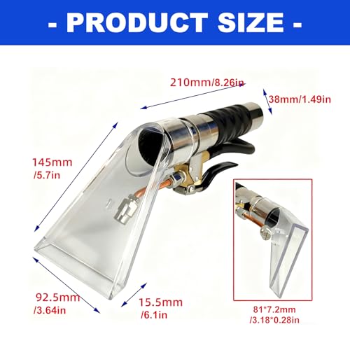 Portable Wet Hand Tool Auto Furniture Carpet Extractor Efficient Carpet Extractor Vacuum Cleaneres Upholstery Tool Cleaninges Machine Head