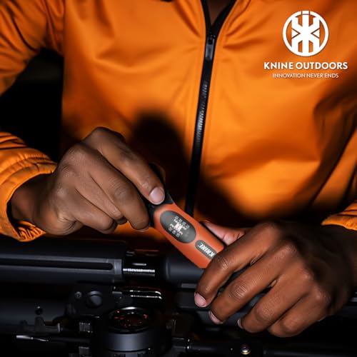 KNINE OUTDOORS Torque Screwdriver Wrench Driver Set 10-70 Inch Pounds lbs for Maintenance, 21 Hex Bits, Shaft Extension, For Tools, Bike Repairing and Mounting, Orange