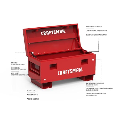 36" Craftsman Jobsite Box in Red - color: Red, size: 36"