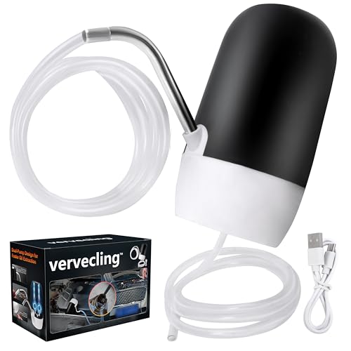 Oil Pump Extractor, Upgraded Self-Powered Electric Oil Change Pump, No Need Powered by Car, Engine Oil Transfer Pump, Fluid Transfer Pump for Marine, Boat, Car, ATV, RV, Truck, Motorbike