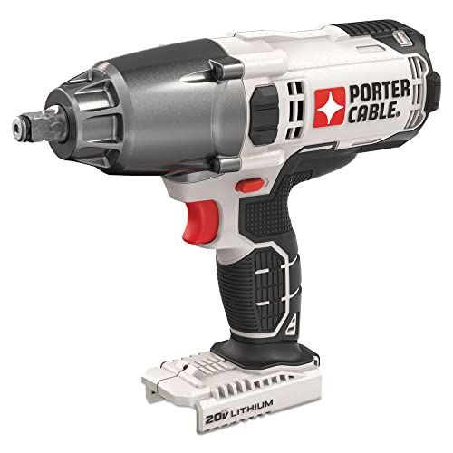 PORTER-CABLE 20V MAX* Impact Wrench, 1/2-Inch, Tool Only (PCC740B)