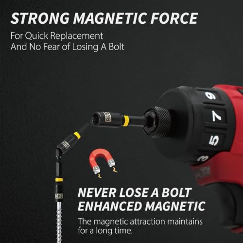 86-Piece Magnetic Impact Nut Driver Set | Deep Impact Sockets & S2 Bits, Chrome Vanadium Steel, Full Metric & SAE Range for Impact Drivers & Drills