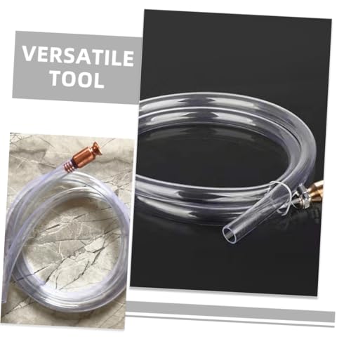 PRETYZOOM 1Set Efficient Fuel Transfer Siphon Pump Kit Oil Siphon Hose with Copper Head Versatile for Water and Oil User Friendly Design for Automotive and Household Use