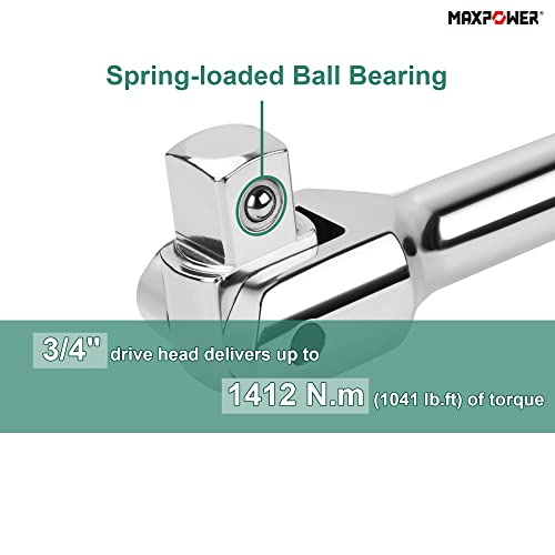 MAXPOWER 36-inch Breaker Bar 3/4" drive - size: 36"