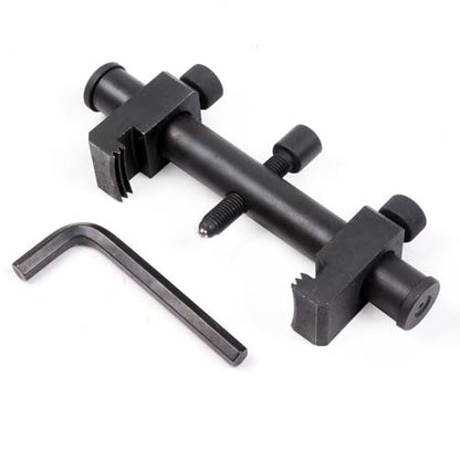 Ribbed Drive Pulley Puller Universal Carbon Steel Crankshaft | Remover Tool with Hex Allen Key Adjustable Auto Repair Tool for Air Conditioning Units Water Pumps