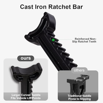 Jack Stands 3 ton, Car Jack Stand with Double Security Locking Pins 6000 lbs Capacity, 2 Pack