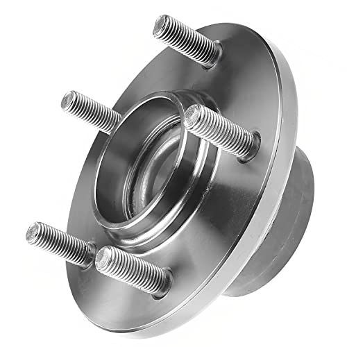 Detroit Axle - Rear Left or Right Wheel Hub and Bearing Assembly Replacement for 2001-2006 Hyundai Santa Fe FWD 5 Lug W/o ABS 2pcs - style: 512197 x2/Pair