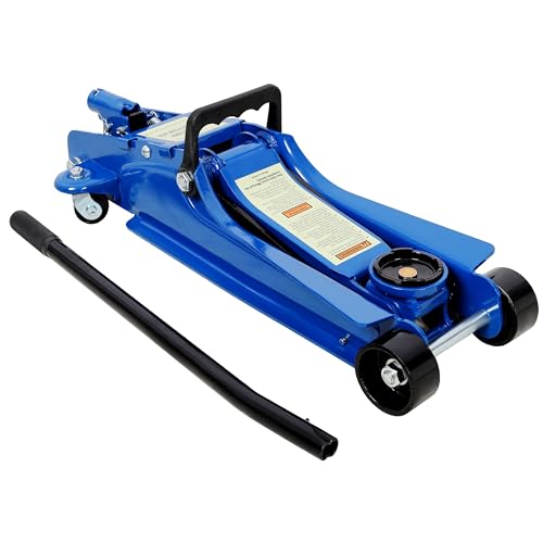 Low Profile Car Jack 4 Ton Portable Floor Hydraulic Jacks 8000 lbs | Heavy-duty steel floor jack with 4-ton capacity, low profile design, lifting range 2.5-20 inches, overload protection va - color: A1