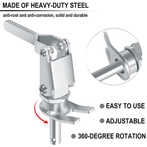 66784 Stud Mount Valve Spring Compressor Removal Tool Remove & Install Valve Springs & Retainers Fit For All 3/8'' & 7/16'' Rocker Studs