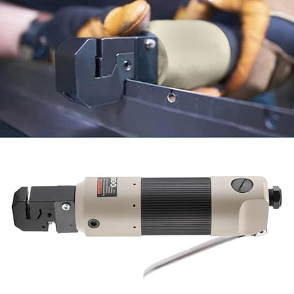 Pneumatic Straight Punch Flange Tool, Auto Body Air Hole Punch and Crimper Flange Tool Sheet Metal Flanging, Car Repair