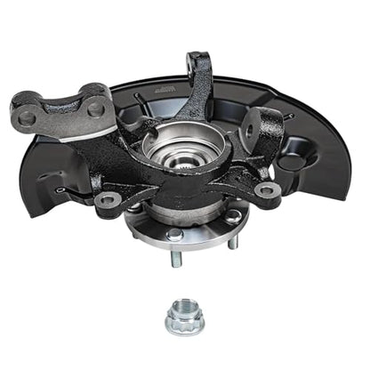 Detroit Axle - 2.5L Front 4pc Steering Knuckles Kit for 12-17 Toyota Camry, 2 Steering Knuckles & Wheel Bearing Hubs 2 Struts w/Coil Spring 2012 2013 2014 2015 2016 2017 Replacement Suspension - size: 4QU48648/ Big strut kit