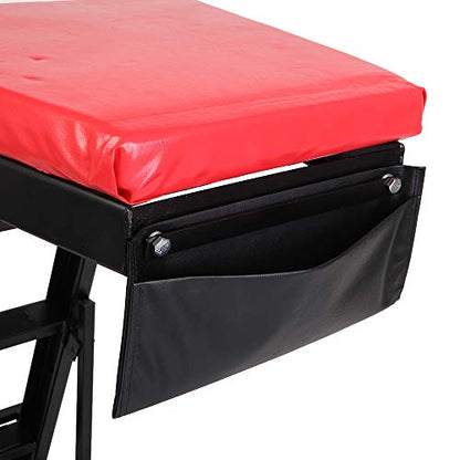 Top Automotive Creeper,Engine Creeper with Adjustable Height 48" to 64" | 400 LBS Capacity High Topside Creeper,4 Swivel Caster Wheels, Heavy Duty Foldable Creeper for Auto Repair and Maintenance