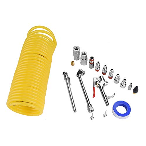 Air Compressor Accessories Kit, 20PCS Air Horse Fitting Pneumatic Accessory Kit Compressor Tool