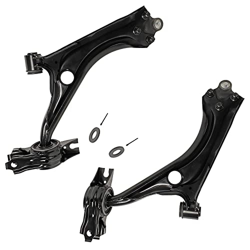 Detroit Axle - Front Control Arms Kit for 2016 2017 2018 2019 Honda Civic, 2 Lower Control Arms w/Ball Joints, 4 Inner & Outer Tie Rods, 2 Sway Bar Links Replacement - size: 8CS48214/8PC