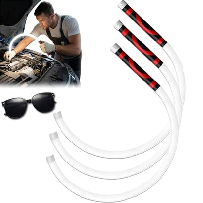 Flexible LED Flashlight Stick, 27" Bendable LED Work Light with High Lumen & 3 Brightness Modes, Rechargeable Inspection Light for Mechanics, Car Repair & Narrow Tight Spaces (3Pcs) - color: 3Pcs