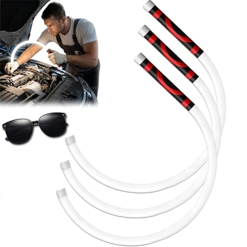 Flexible LED Flashlight Stick, 27" Bendable LED Work Light with High Lumen & 3 Brightness Modes, Rechargeable Inspection Light for Mechanics, Car Repair & Narrow Tight Spaces (3Pcs) - color: 3Pcs