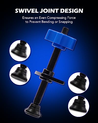 Orion Motor Tech Heavy Duty Brake Pad Spreader, Disc Brake Pad Tool Brake Piston Compressor Tool, Universal Brake Piston Tool with Solid Steel Swivel Joint for Car Light Truck with Caliper Hangers - size: Advanced