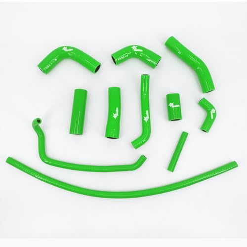 Fit 2006-2020 Yamaha YZF R6 YZFR6 2007 2008 2017 2018 Silicone Radiator Coolant Cooling Hoses Kit 3-Plyer Green - color: Green