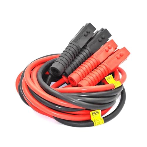 XINCOL A5 100% Copper Jumper Cables 10FT– Heavy-Duty for Trucks & SUVs, Includes Carry Bag & Gloves - size: 3 Meter(10ft)