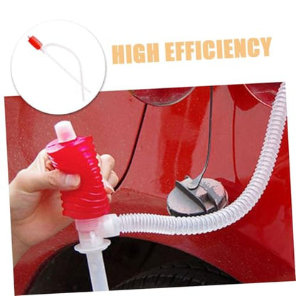 2pcs Manual and Siphon Hose for Efficient Transfer and Water Pumping Oil Extraction Tool for Car Maintenance and Fluid Transfers