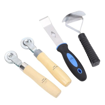 Tire Repair Tool Kit Patch Roller Scraper Cleaning Shovel for Truck Motorcycle Maintenance