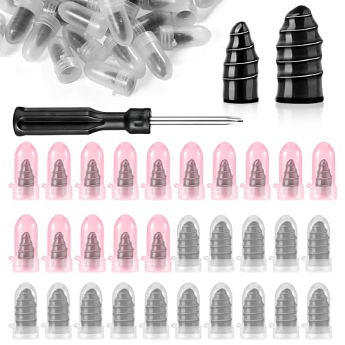 Tire Repair Nail Kit 30Pcs, Self-Tapping Rubber Plugs for Tubeless Tires | High-hardness heat/wear-resistant rubber, sealant-coated, DIY no jack, 15+15 plugs, fits cars/trucks/motos/SUVs/bikes