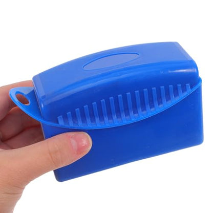 Car Detailing Brush and Tire Dressing Applicator Sponge Set with Storage Cover, 2pcs Wheel Cleaning Kit for Car Interior and Tire Maintenance, Reusable Foam Pads for Automotive