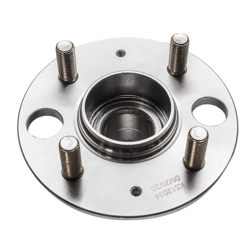 Detroit Axle - Pair Rear Wheel Bearing and Hubs Assembly with 4-Lug for Honda Civic 1992-1995/1999-2000, Civic del Sol 1993-1997 & Acura Integra 1994-1997, with Rear Disc, 512034 - style: 512034DA x2/Pair