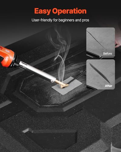 VEVOR Plastic Welder Kit, 60W/100W Dual-Power Plastic Welding Soldering Iron with 3 Welding Tips and 20 Welding Rods, Professional Plastic Repair Welding Tool for Car Bumper, Kayaks, Toys, Electronics - style: 60W/100W Dual-Power