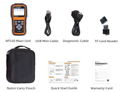 FOXWELL NT530 for GM Chevrolet - All Systems, All Maintenance Service - Bidirectional Diagnostic Tool - OBD2 Scanner - Code Reader ABS Bleed SRS Airbag SAS TPMS TPS EPB Oil