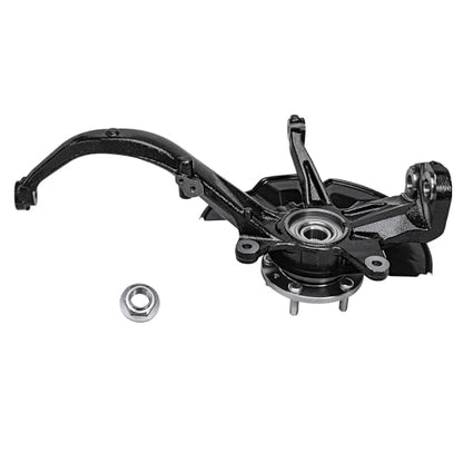 Detroit Axle - Front Steering Knuckles & Wheel Hub Bearings + Outer Tie Rod Ends Replacement for Fusion Milan MKZ Zephyr - 4pc Set - size: 4SU47665/Kit