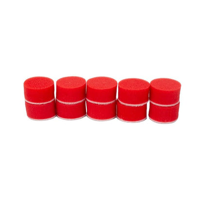Maxshine 10 Pieces MN01 Mini Polisher and Accessories - 26mm (1”) Red Finishing Pads, Ideal for Precision Car Detailing, Polishing & Buffing Small Areas - Professional Auto Detailing Tools - size: Dia: 15mm Red Finishing Pad