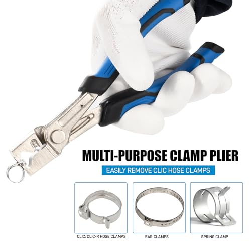 SMOTIVEPRO 3-Piece Electrical Disconnect Pliers, Hose Clamp Pliers and Automotive Electrical Plug Connector Disconnect Tool Kit, Professional Electrical Connector Removal Tool - color: 3-Piece Electrical Disconnect Pliers