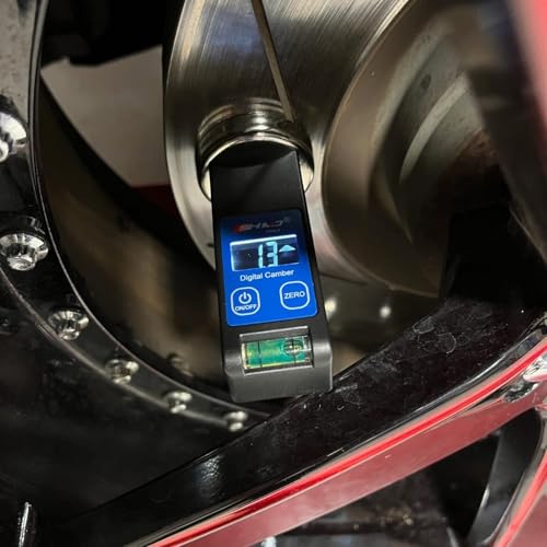 Cambers Gauge for Car Truck SUV LCD Display Wheel Alignment Tool Digital Alignment Tool with Horizontal Bubble Magnetic Base Gauge