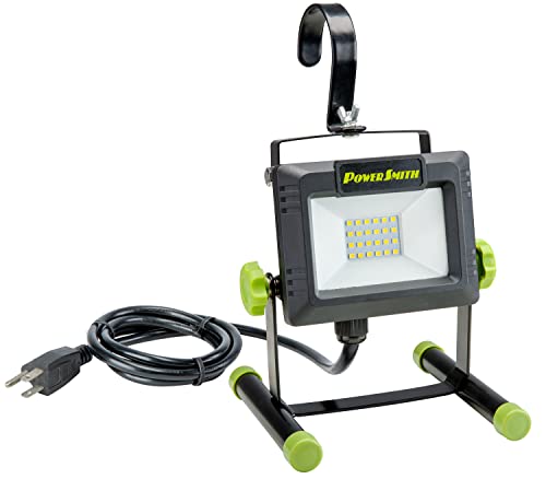 PowerSmith LED Work Light with Metal Stand and Sealed Power Switch 2000 Lumens PWLS020H - size: 2,000 Lumen
