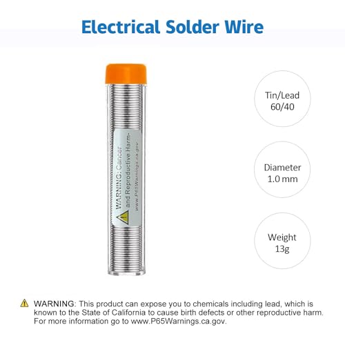 LDK Soldering Iron Kit Electronics, [Upgraded] Full Set 60W 110V Adjustable Temperature Welding Tool, Soldering Pen with 5pcs Different Tips, Stand, Tweezers, Sponge, Flux Pen, Solder Wire - color: 60w 12-in-1