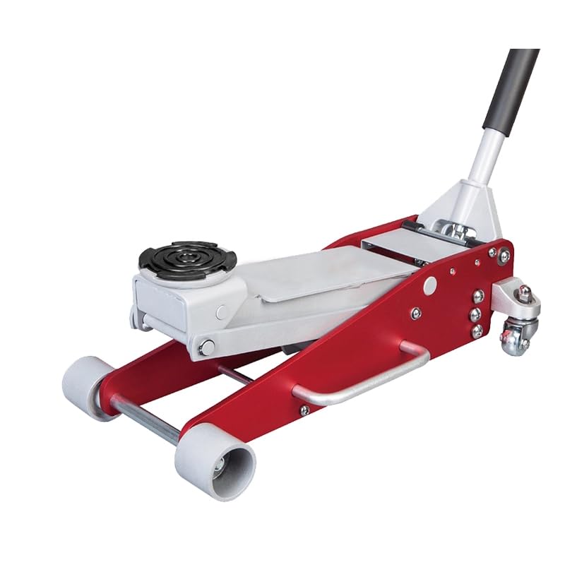 3 Ton Low Profile Racing Floor Jack Dual Piston Quick Lift Aluminum/Steel for SUV & Sports Cars Duty Trolley Jack,3T Aluminum-Iron - color: 3t Aluminum