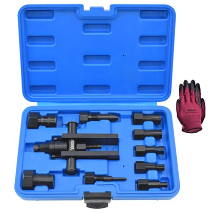10Pcs Motorcycle Bearing Extractor Puller Tool Kit for 8-25mm Bearings | Professional Blind Hole Inner Bearing Extractor & Removal Tool Set, Suitable For Various Motorcycle Wheel Bearings