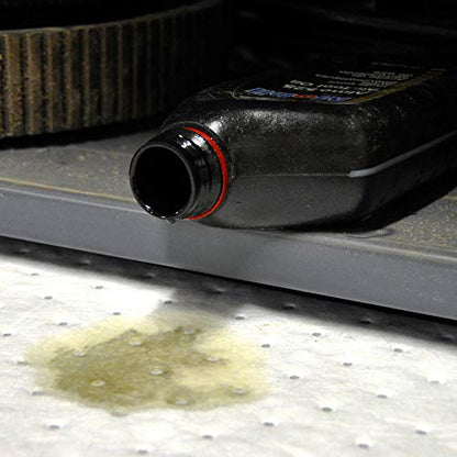 A A IN LT111A Oil Spill Absorbent Mats for Garage, Oil Only White Heavy Weight Absorbent Pad 20" Length x 15" Width - style: 50pcs
